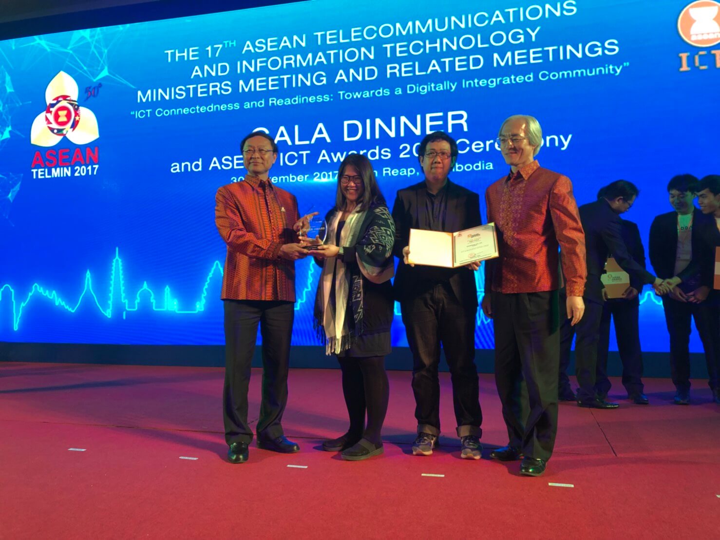 Opendream won 2 ASEAN ICT Awards 2017
